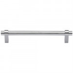 M Marcus Heritage Brass Industrial Design Cabinet Pull 256mm Centre to Centre